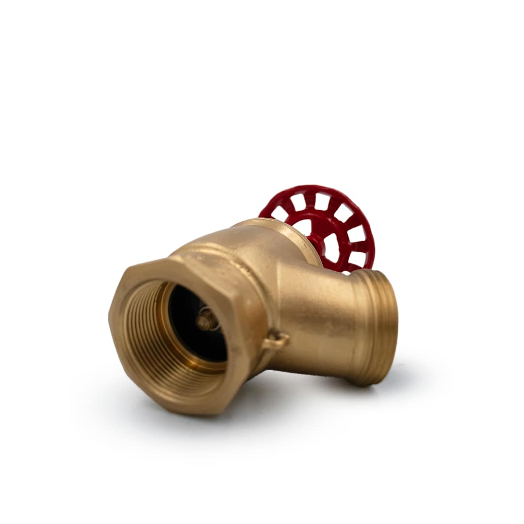 GPM 06 – Válvula Globo Industrial 45º PN 16 1.1/2” 11BSP x 9NH em Latão com Volante de 90mm - Imagem 3