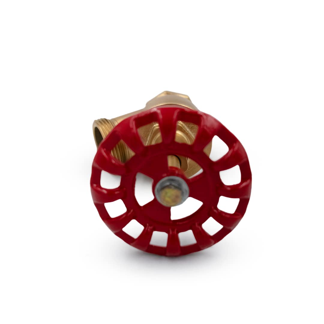 GPM 06 – Válvula Globo Industrial 45º PN 16 1.1/2” 11BSP x 9NH em Latão com Volante de 90mm - Imagem 4