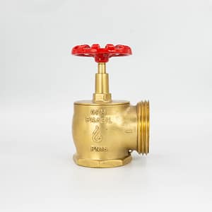 GPM 116 – Válvula Globo Industrial 90º PN 16 2.1/2” 11BSP x 5FPP em Latão com Volante de 90mm