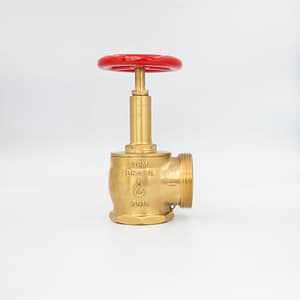 GPM 118 – Válvula Globo Industrial 90º PN 16 2.1/2” 8NPT x 7.1/2NH em Latão com Volante de 100mm