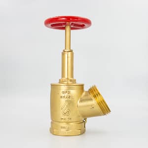 GPM 131 – Válvula Globo Industrial 45º PN 20 2.1/2” 11BSP x 5FPP em Latão com Volante de 117mm