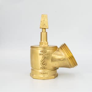 GPM 120 – Válvula Globo Industrial 45º PN 16 2.1/2” 11BSP x 5FPP em Latão com Recalque