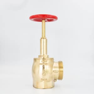 GPM 135 – Válvula Globo Industrial 90º PN 20 2.1/2” 11BSP x 5FPP em Latão com Volante de 117mm