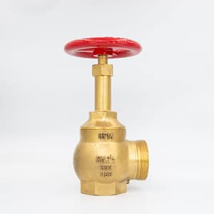 GPM 150 – Válvula Globo Crane Médio Industrial 90º 300LBS 2.1/2” 8NPT x 7.1/2NH em Latão com Volante de 150mm