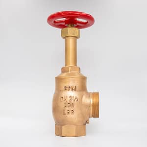 GPM 159 BR – Válvula Globo Industrial Crane Petrobras 90º 250 LBS 2.1/2” 8NPT x 7.1/2NH Corpo em Bronze com Volante de 150mm