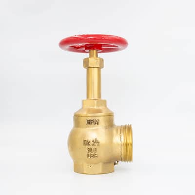 GPM 147 – Válvula Globo Crane Médio Industrial 90º 300LBS 2.1/2” 11BSP x 5FPP em Latão com Volante de 150mm