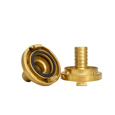 GPM 366 - União Tipo Mangote 2.1/2" Storz X 1.1/2" Empatação Externa em Latão