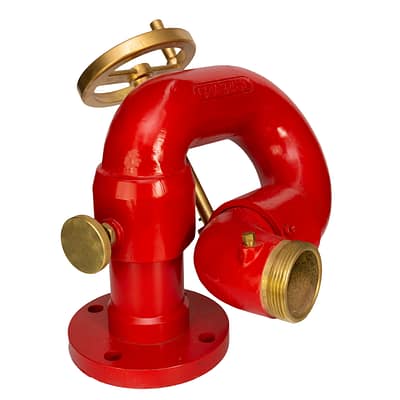 GPM 600 - Canhão Monitor Fixo Flangeado 3" com Rosca 2.1/2" 7.1/2NH