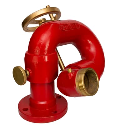 GPM 602 - Canhão Monitor Fixo Flangeado 2.1/2" com Rosca 2.1/2" 7.1/2NH