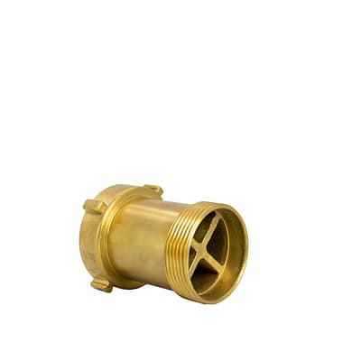 Tubo Laminador 7.1/2 NH F X 7.1/2 NH M120 MM em Latão Escovado